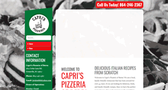 Desktop Screenshot of caprisofberea.com